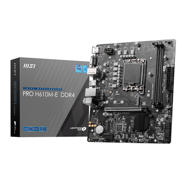 MSI H610M-E LGA 1700 Micro ATX Motherboard