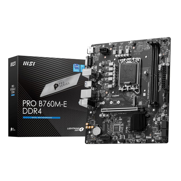 MSI PRO B760M-E DDR4 Motherboard