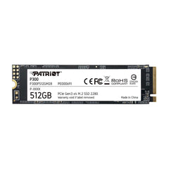 PATRIOT P300 M.2 PCIe Gen 3 x4 SSD – 512GB