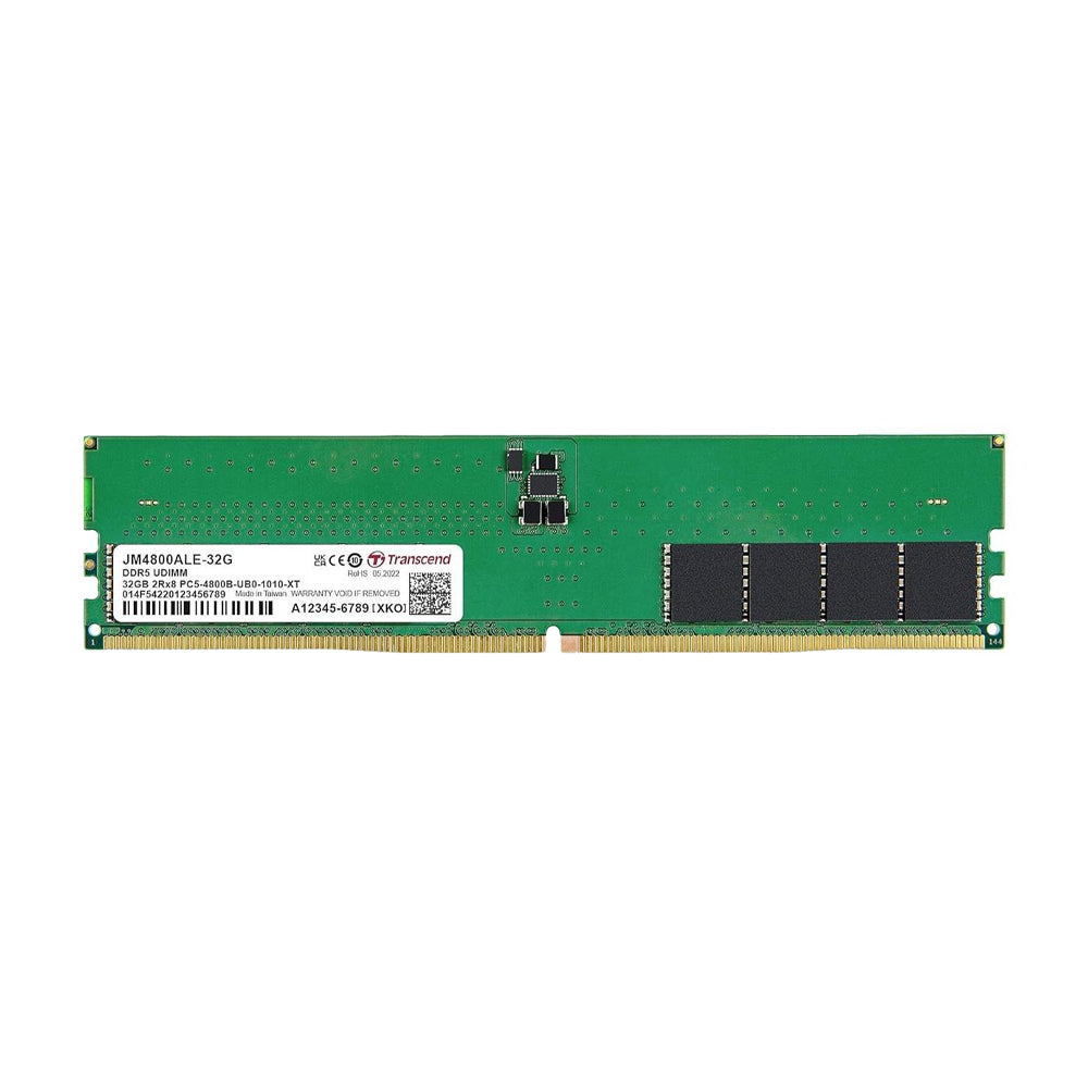 Transcend DDR5-4800MHz Desktop Ram - 32GB