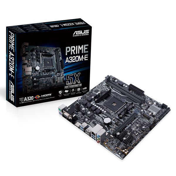 ASUS PRIME A320M-E AMD AM4 uATX Motherboard