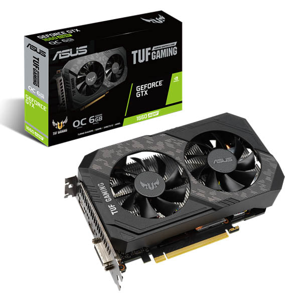 ASUS TUF Gaming GeForce GTX 1660 SUPER OC Edition 6GB GDDR6 Graphics Card – TUF-GTX1660S-O6G-GAMING