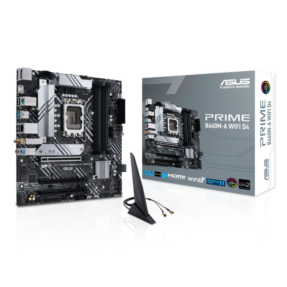 ASUS PRIME B660M-A WIFI D4 LGA 1700 mATX Motherboard