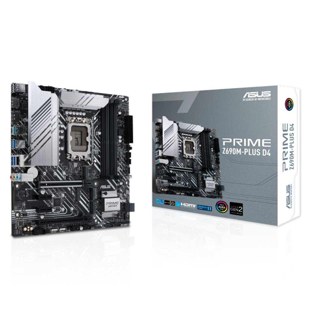 ASUS PRIME Z690M-PLUS D4 LGA 1700 mATX Motherboard