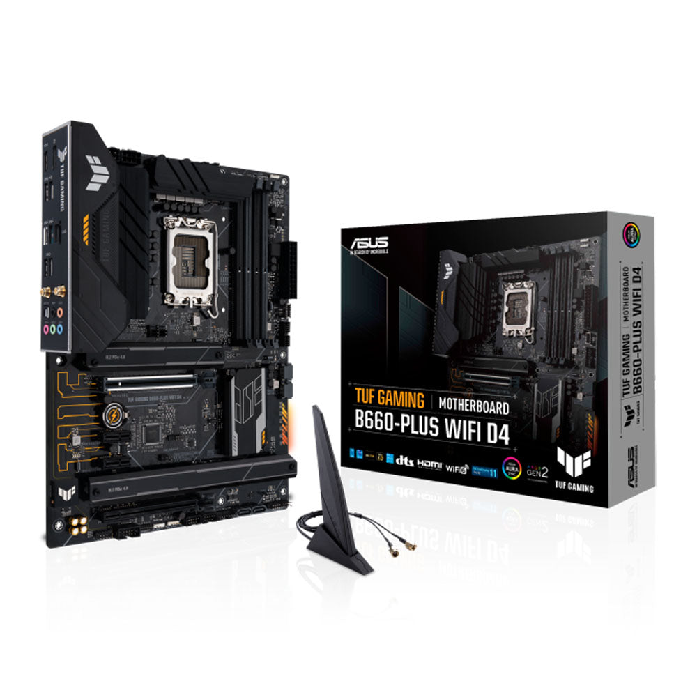 ASUS TUF GAMING B660-PLUS WIFI D4 LGA 1700 mATX Motherboard