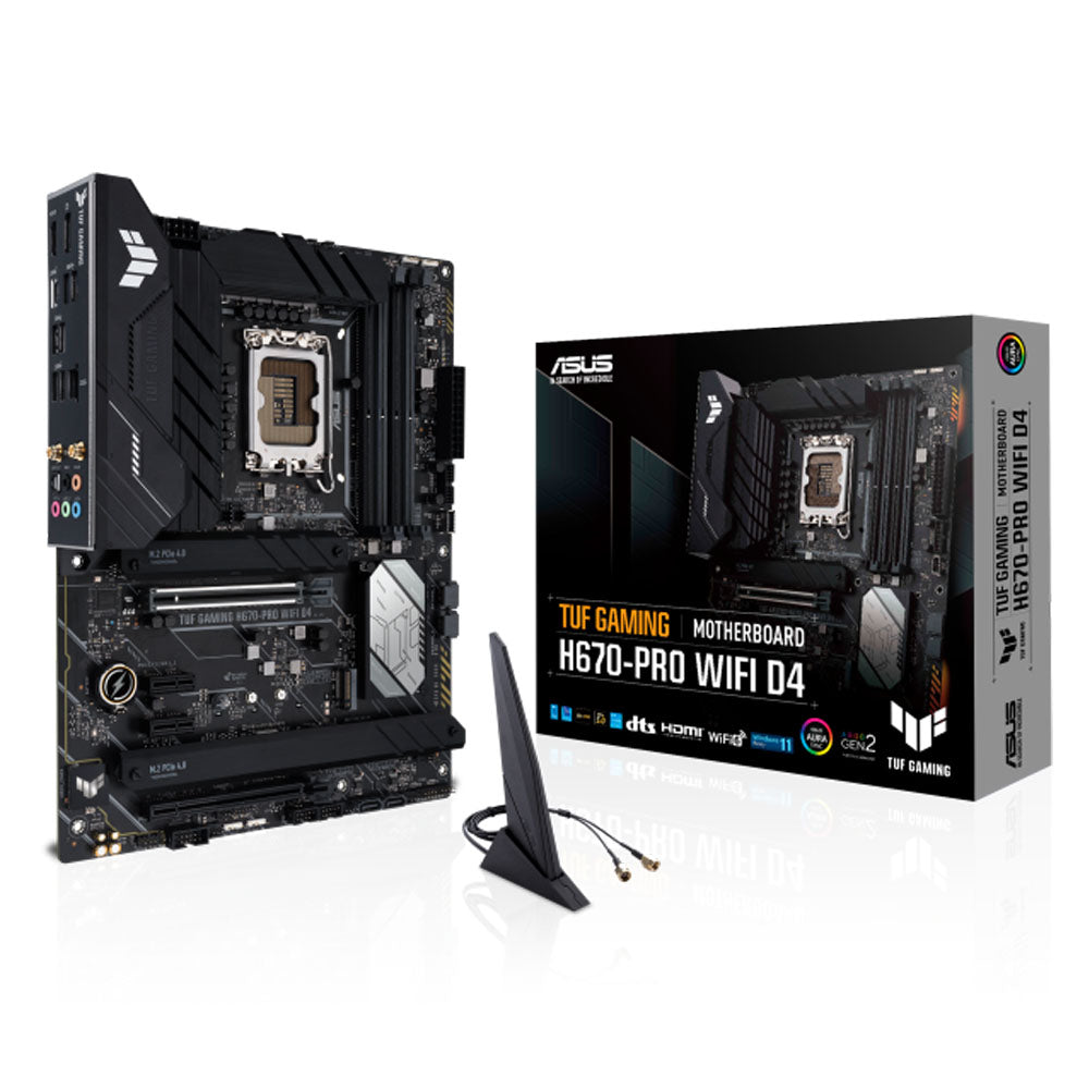 ASUS TUF GAMING H670-PRO WIFI D4 LGA 1700 ATX Motherboard