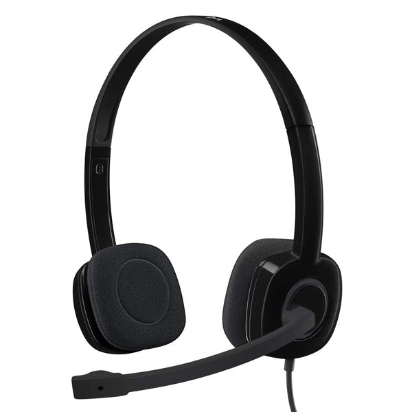 Logitech H151 Stereo Headset with Noise-Cancelling Mic – 981-000587