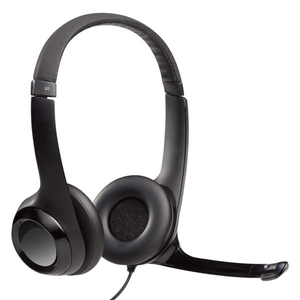 Logitech H390 USB Headset with Noise-Cancelling Mic – 981-000485