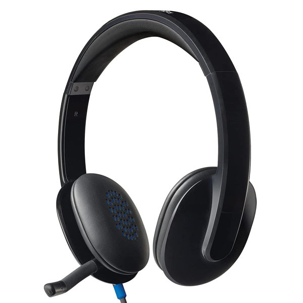 Logitech H540 USB Computer Headset with Noise-Cancelling – 981-000482
