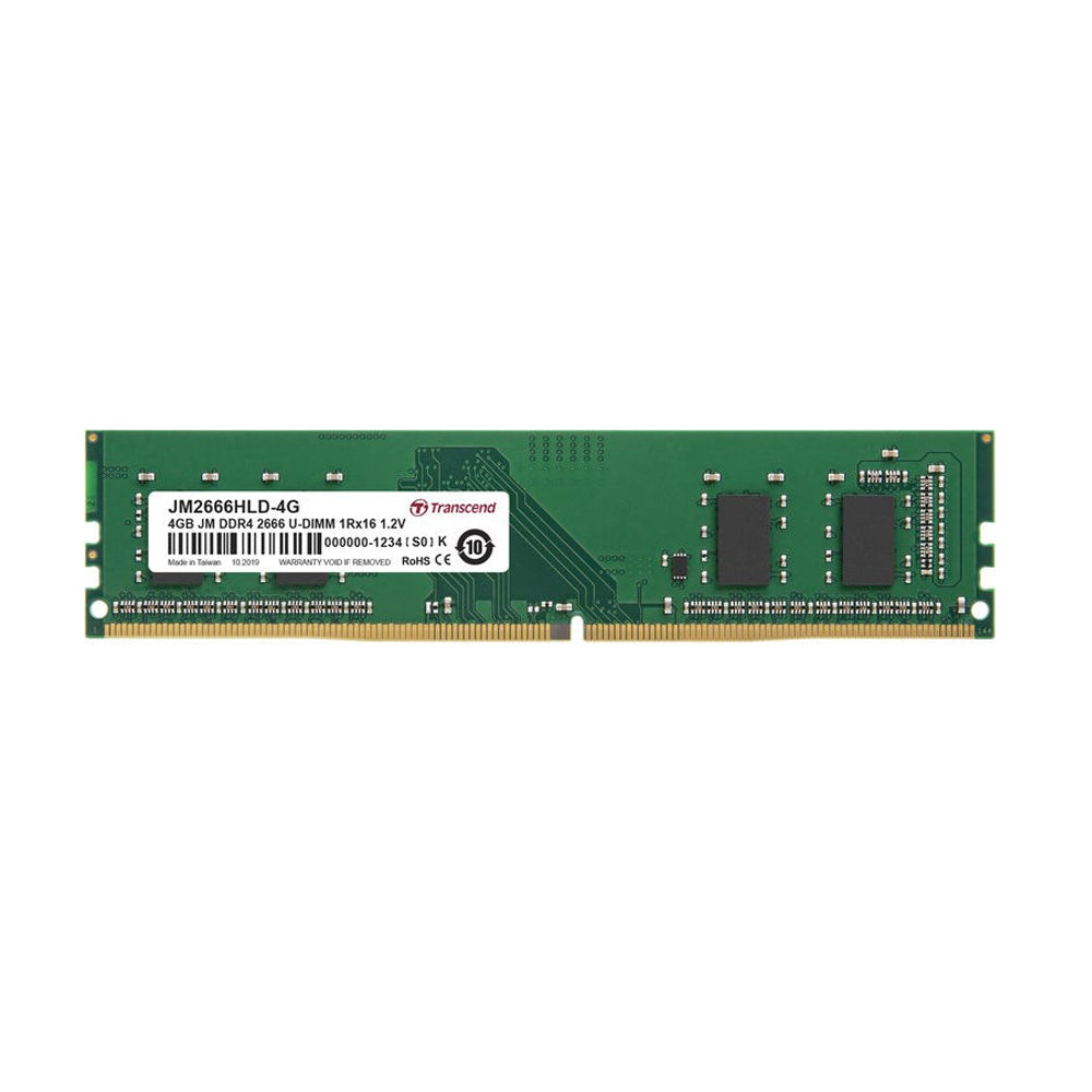 Transcend 4GB DDR4-2666 U-DIMM (JetRam) JM2666HLD-4G Memory Module