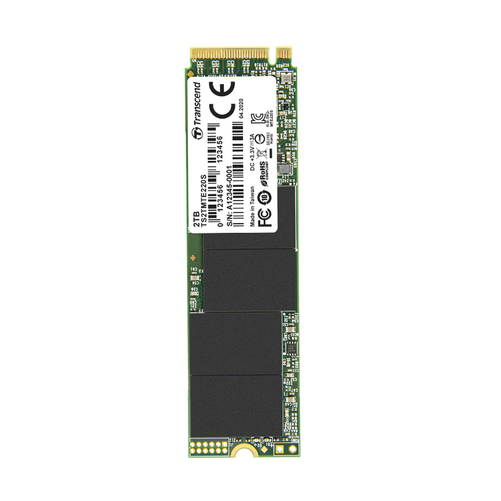 Transcend MTE220 NVMe M.2 SSD 2TB PCIe SSD