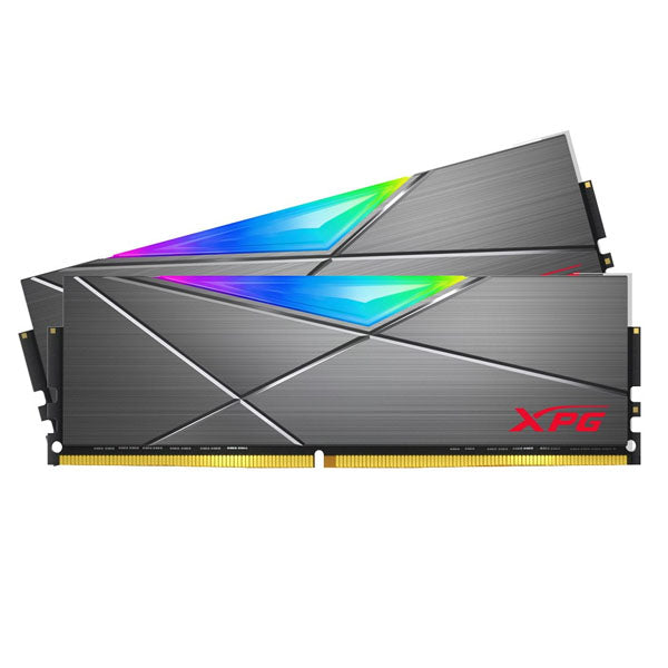 XPG SPECTRIX D50 DDR4 RGB Memory Module 3200MHz – 16GB Desktop RAM – Dual Pack