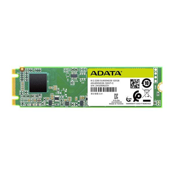 ADATA SU650 M.2 NVMe 2280 Solid State Drive – 120GB - pacifictheweb