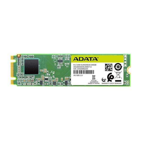 ADATA SU650 M.2 NVMe 2280 Solid State Drive – 240GB - pacifictheweb