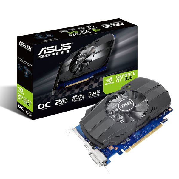 ASUS Phoenix GeForce GT 1030 OC Edition 2GB Graphics Card – PH-GT1030-O2G - pacifictheweb