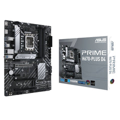 ASUS PRIME H670-PLUS D4 LGA 1700 ATX Motherboard - pacifictheweb